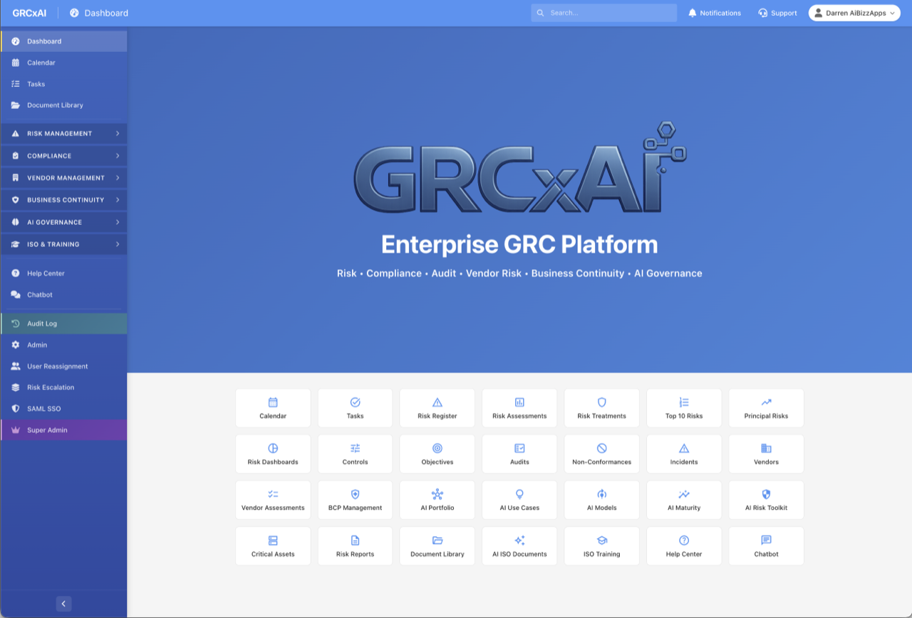 GRCxAI Dashboard